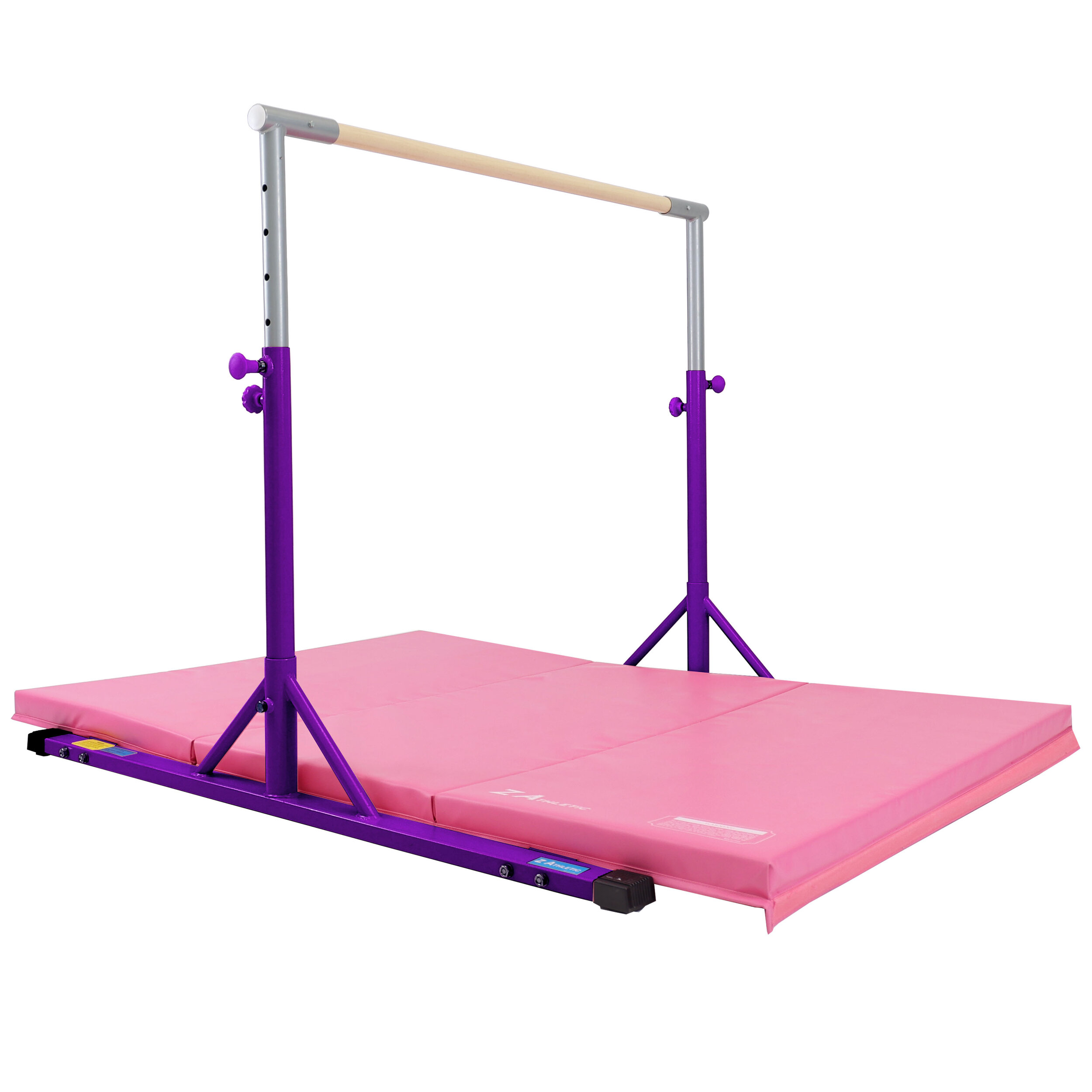 Z Athletic Kip Bar and Gym Mat Multiple Sizes and Colors 