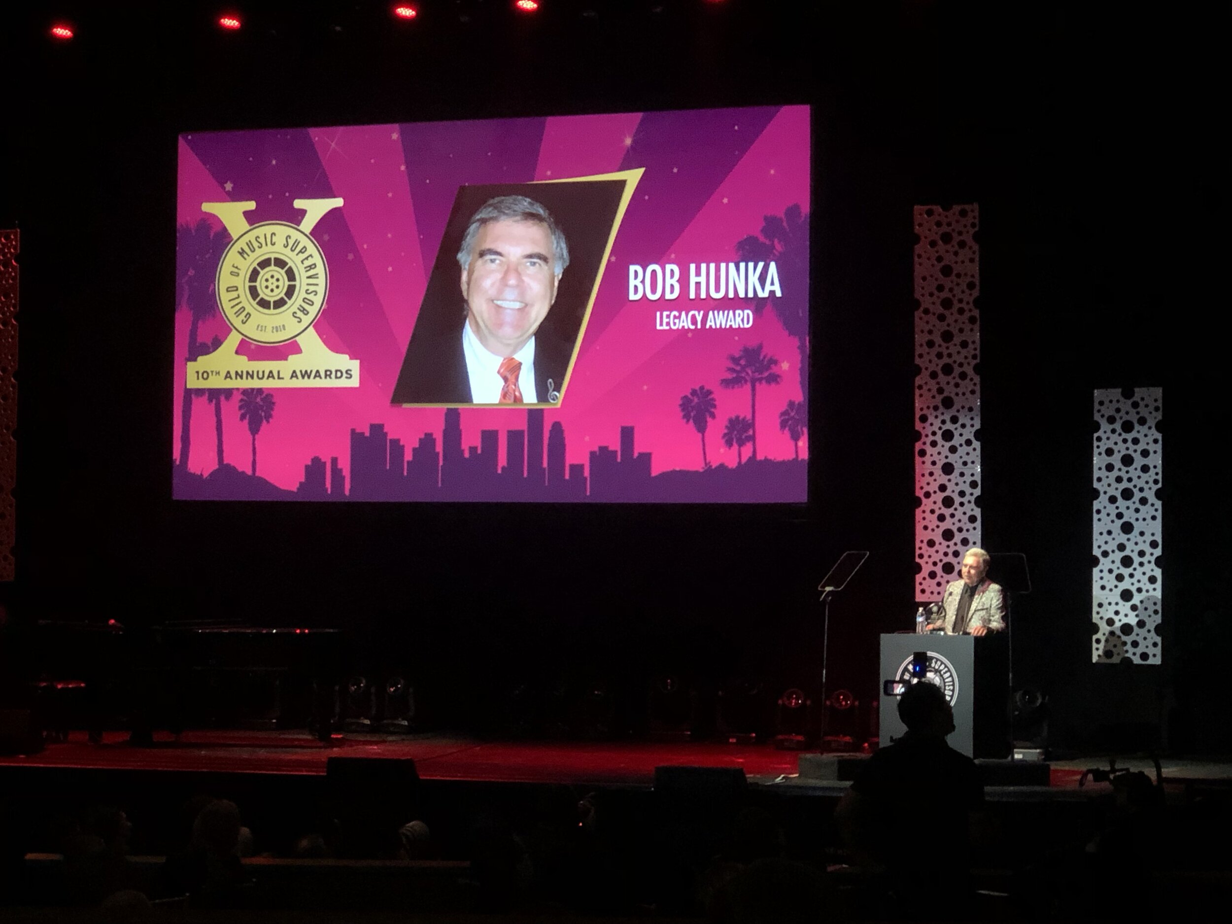  Industry legend Bob Hunka was honored with the Legacy Award 