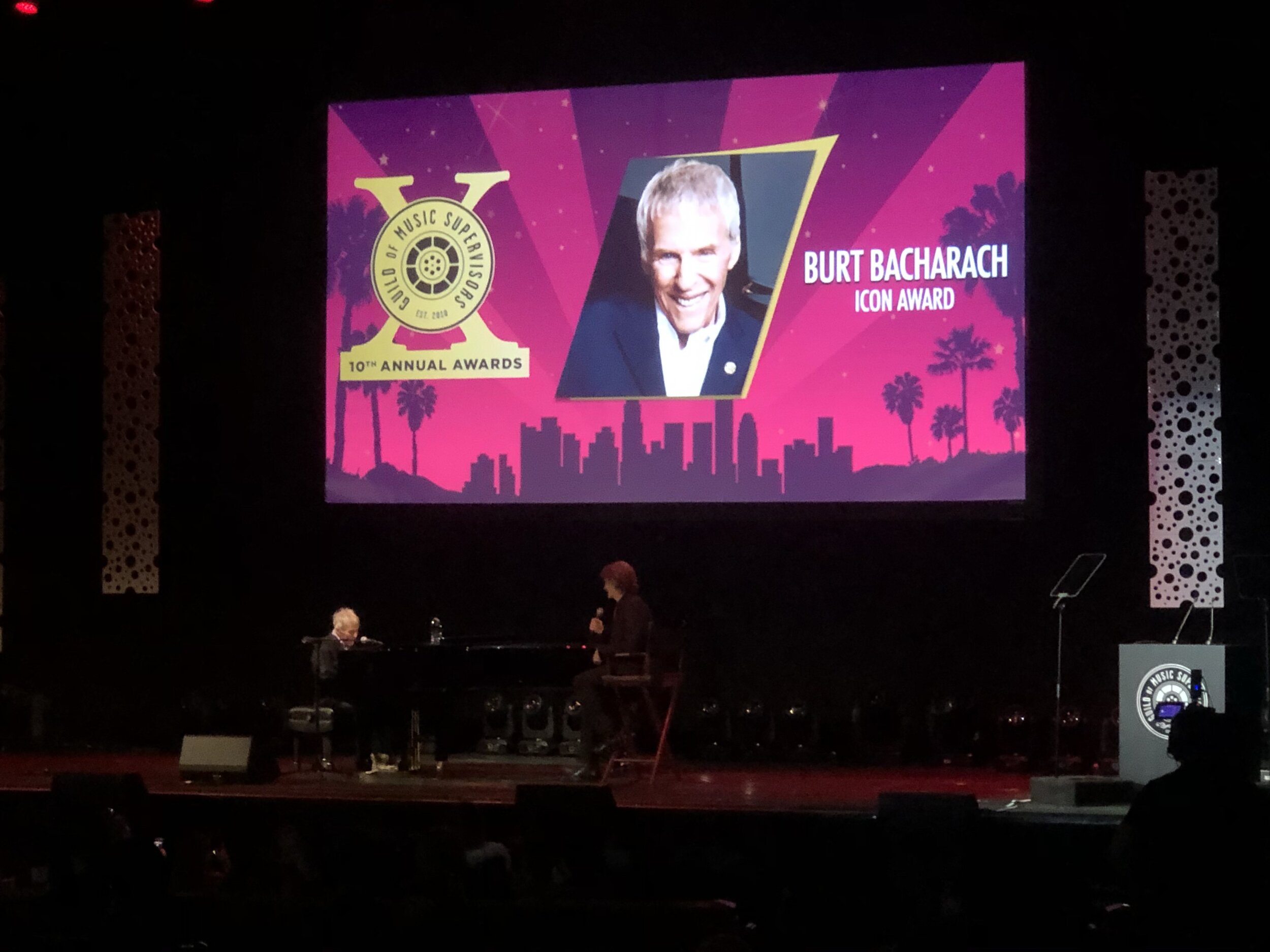  Mr. Burt Bacharach was presented the Guild’s Icon Award  