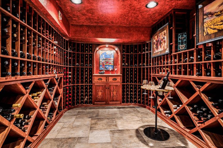 Luxury Apartment Plans With Wine Room