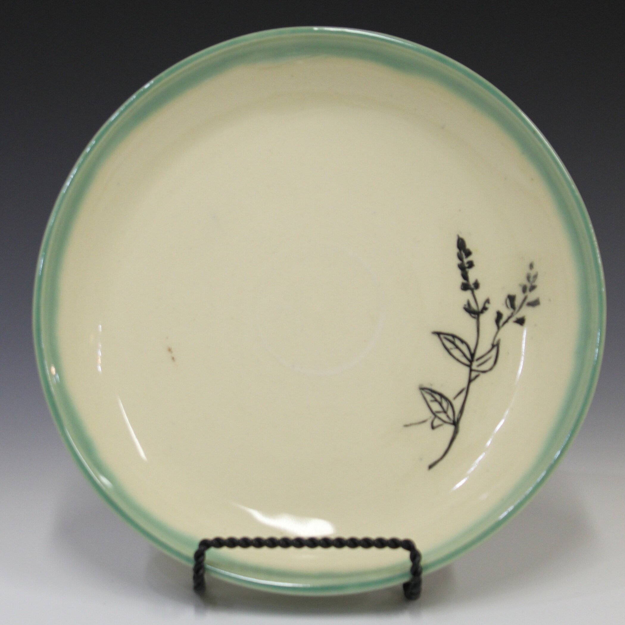 Serendipity Garden Plate — Sweet WilliamsPorcelain, Mishima Carving 2021