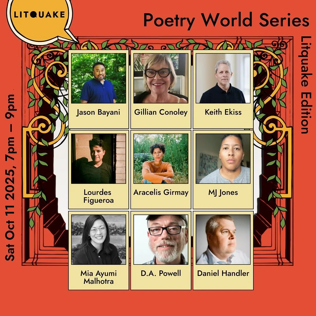 🚨LitQuake is here!!! Join us this Saturday, October 11th, at the make-out room (22nd street between mission &amp; Valencia), for the Poetry World Series! This is the first of 4 events we&rsquo;re sponsoring this season, stay tuned for more info on u