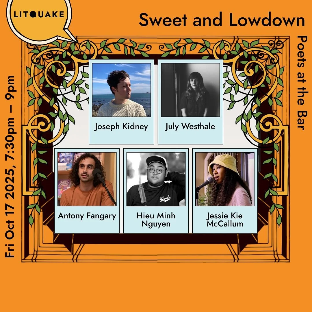 🚨LitQuake continues ! Join us at 7:30 this Friday night (oct 17th) once again at the Make-Out Room for &ldquo;sweet &amp; lowdown - poets at the bar&rdquo; ! 🍸 🖊️ 

Litquake Festival 2025 runs from 10/9 - 10/25 with 140+ events taking place all ov