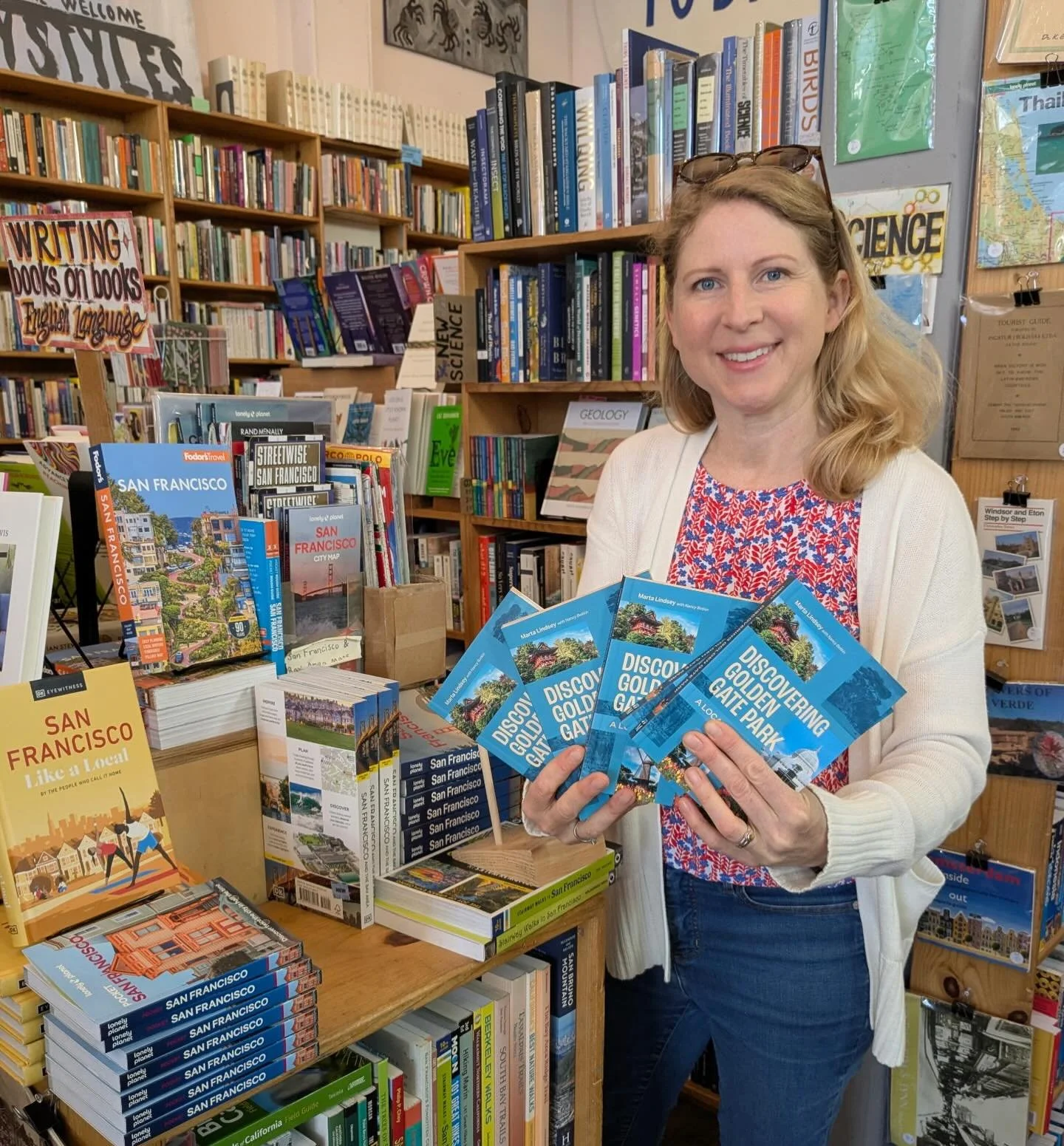 There&rsquo;s a fabulous new book all about Golden Gate Park from 🥇no. 1 fan @goldengateparkatoz and we have copies! 🌳 thank you Marta for sharing your park passion with us !!!