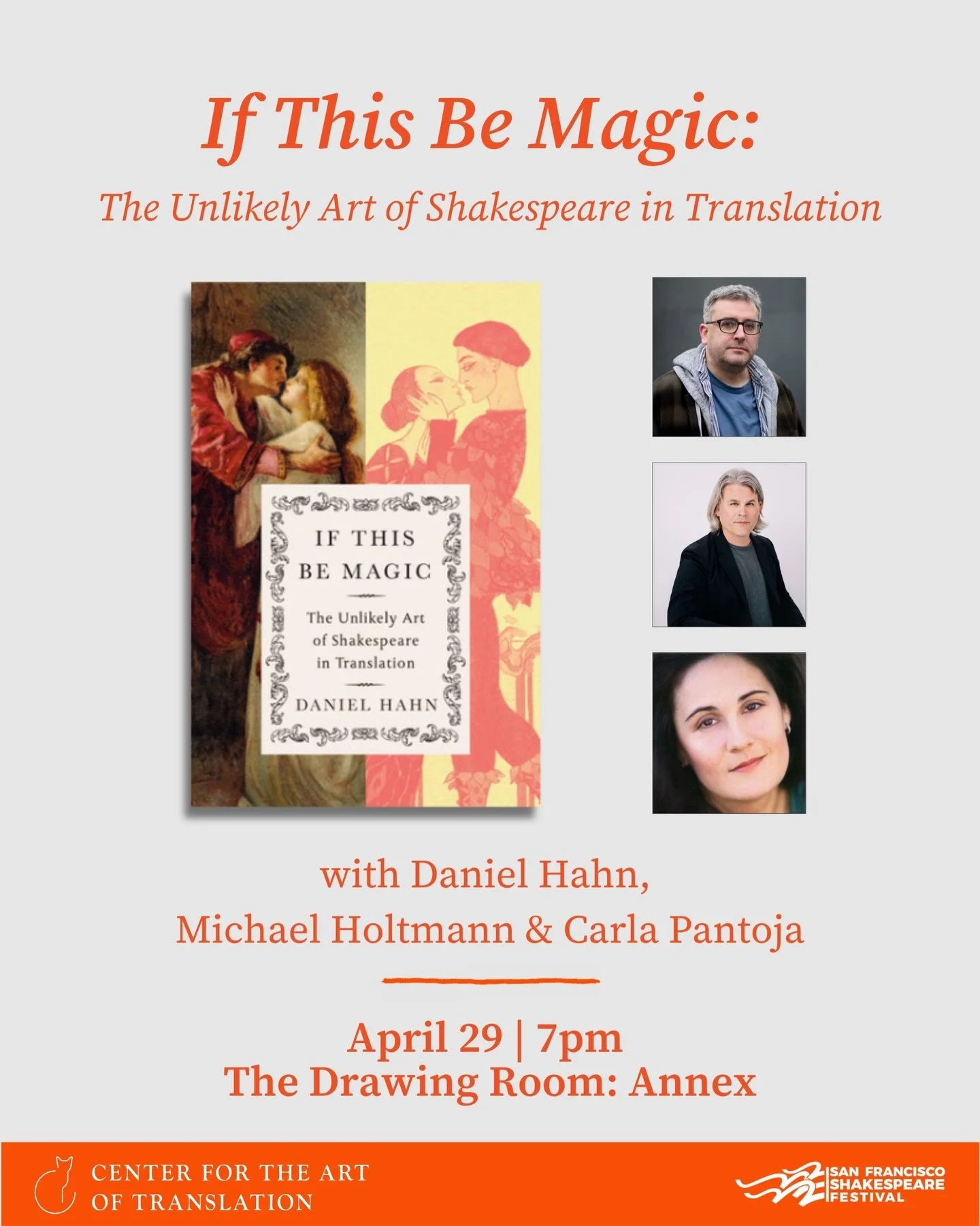 We&rsquo;re honored to partner with @catranslation as the book vendor for this upcoming event on April 29! See you there!