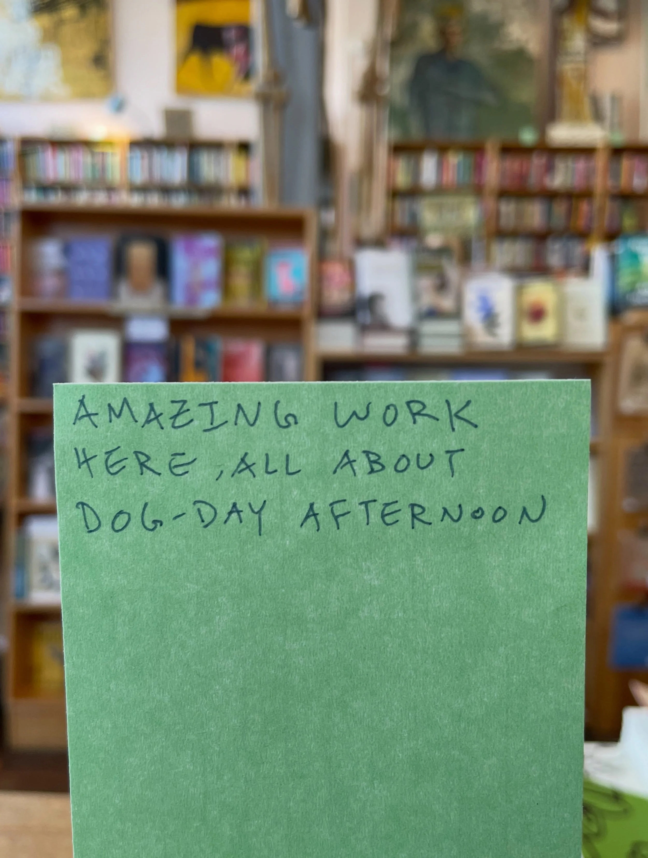 Shelf talkers from the past week! All of these are from books we recommended that customers purchased, and they&rsquo;ve piled up at the register. Can you guess which books they&rsquo;re from? (Did you buy one of them??)
📚 
📚
📚
1. Born to Lose by 