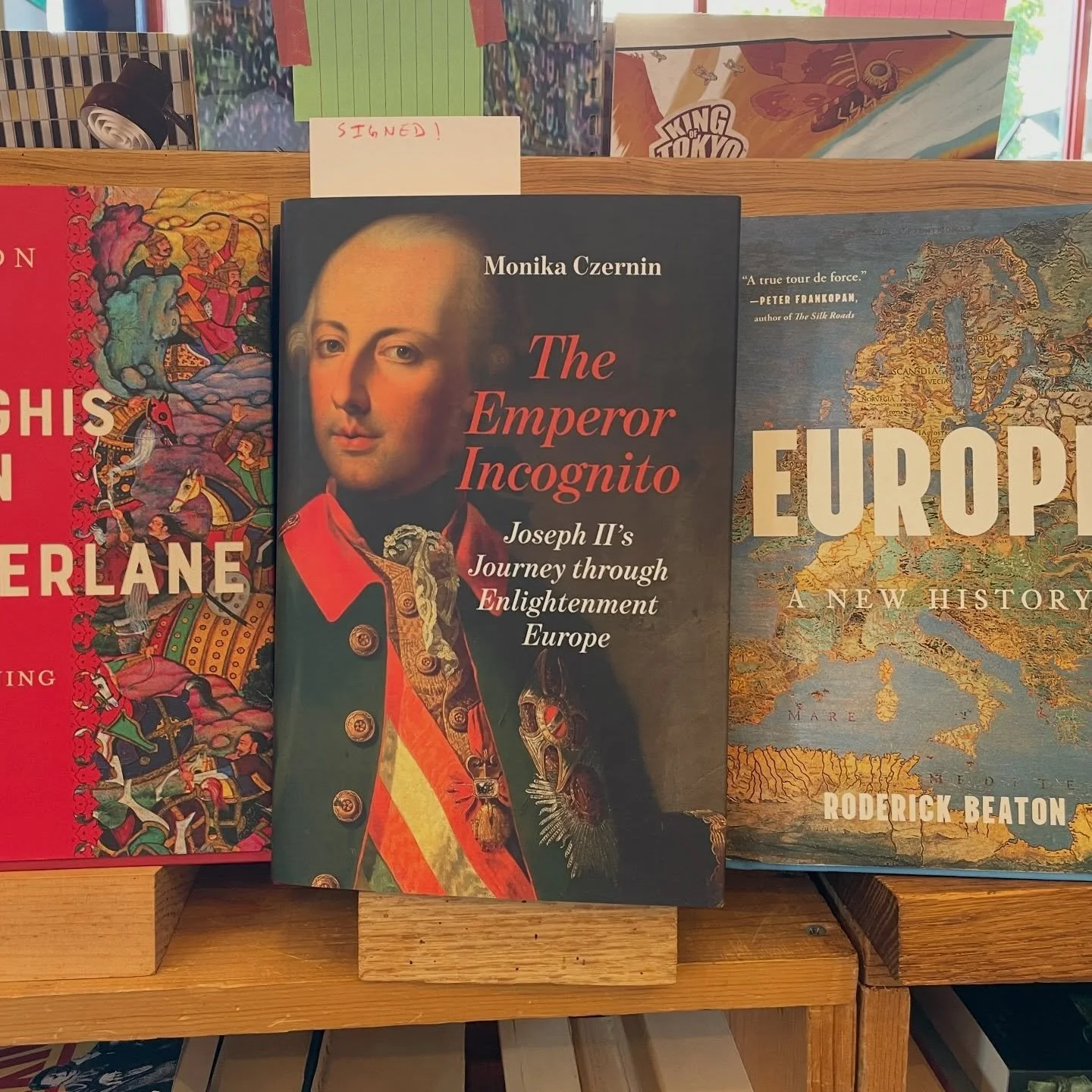 We supplied books to a fabulous author reading last night at the @goetheinstitut.sanfrancisco with Monika Czernin, who was a delight! History buffs should check it out!! 🇦🇹👑