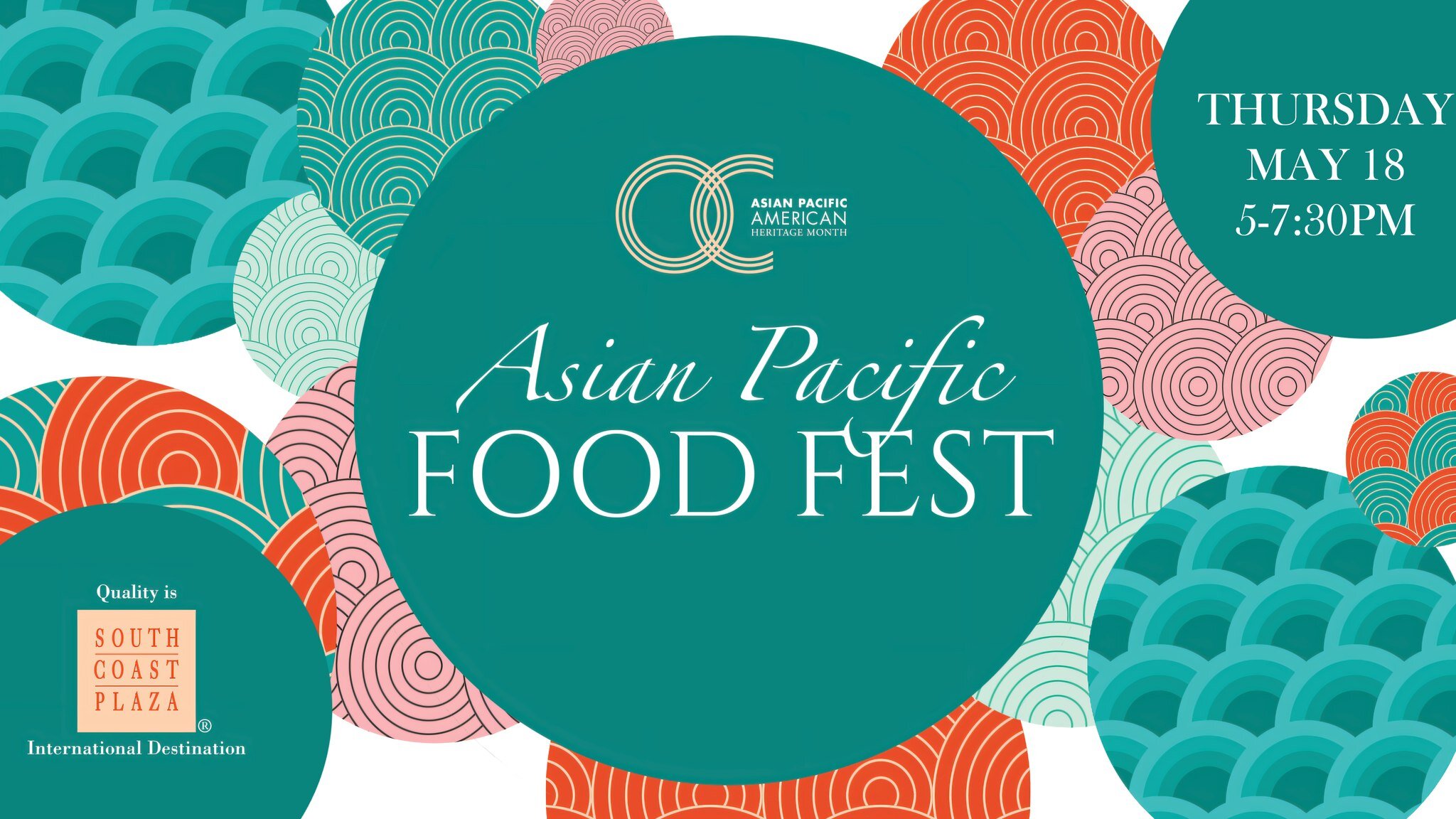 @southcoastplaza once again is partnering with Asian Pacific Community Fund in celebrating Asian Pacific American Heritage Month (APAHM) with their event, Asian Pacific Food Fest

The Asian Pacific Food Fest features twelve unique food stations highl