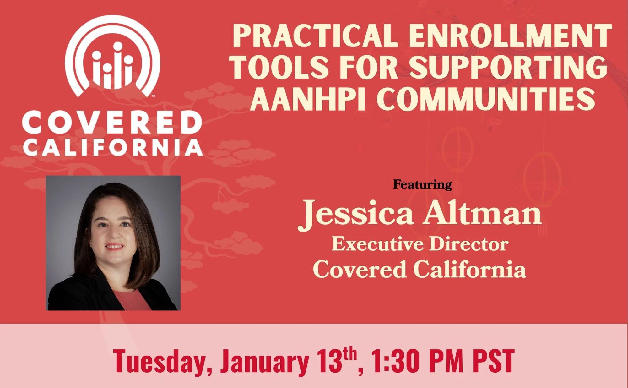 APCF is partnering with Covered California to host a Free Virtual Webinar + live Q&amp;A designed for AANHPI-serving nonprofits, community-based organizations, case managers, social workers, families, and small business owners.

Featuring Jessica Alt