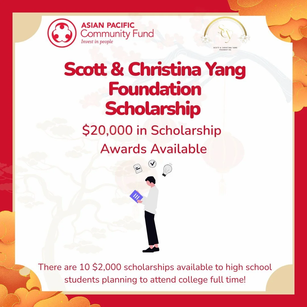 In 2026, we&rsquo;re proud to spotlight each and every one of our scholarship opportunities, celebrating the students they support and the futures they help build.

We&rsquo;re excited to kick things off with the Scott &amp; Christina Yang Foundation