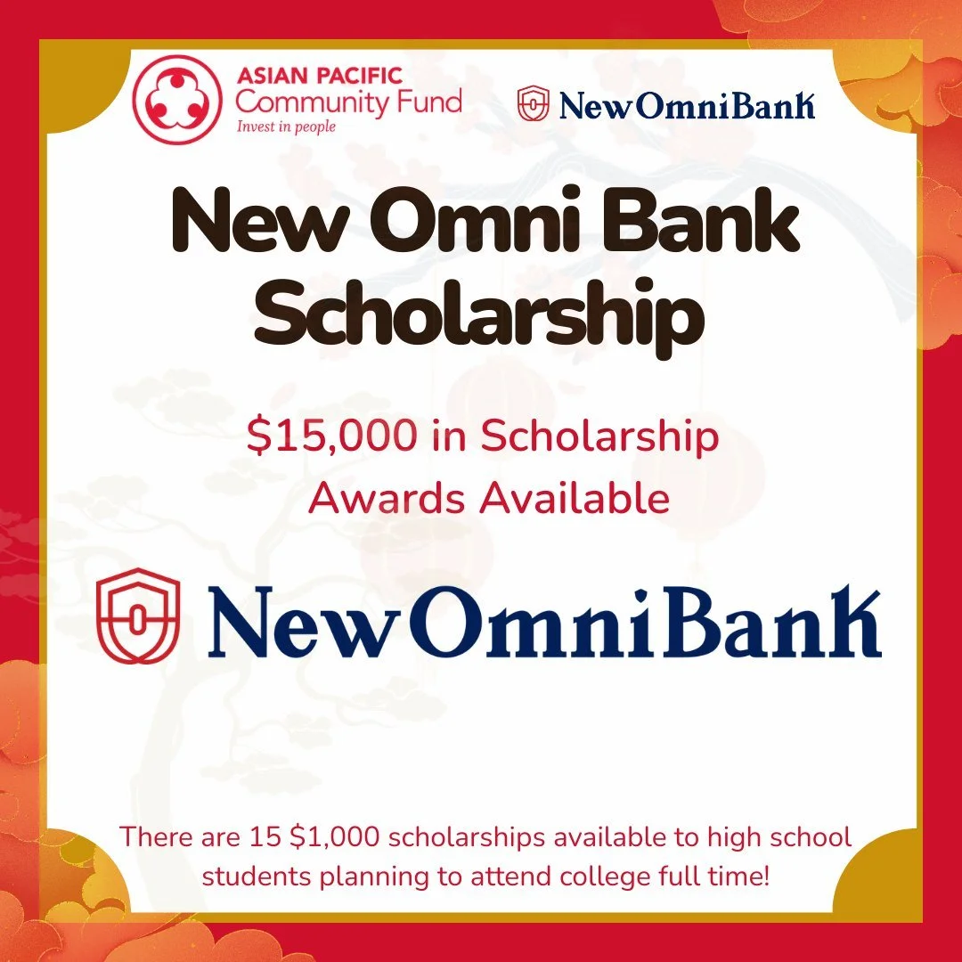 APCF is excited to announce the application cycle for the New Omni Bank Scholarship Program&ndash; $15,000 are available for high school seniors planning on attending college full-time in the Fall of 2026!

There are 15 $1,000 scholarships available 