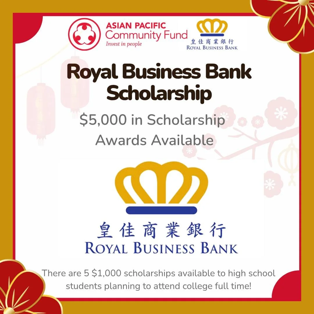 We are excited to announce the 2026 Royal Business Bank Scholarship Program ! There are five $1,000 scholarships available for high school seniors who are attending college full-time in the Fall of 2026!

This scholarship is open to students living w