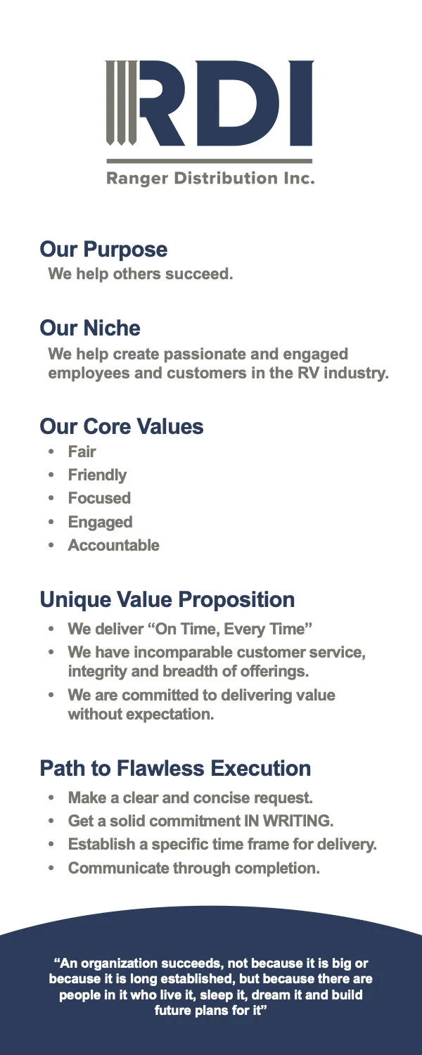 Core Values — Ranger Distribution
