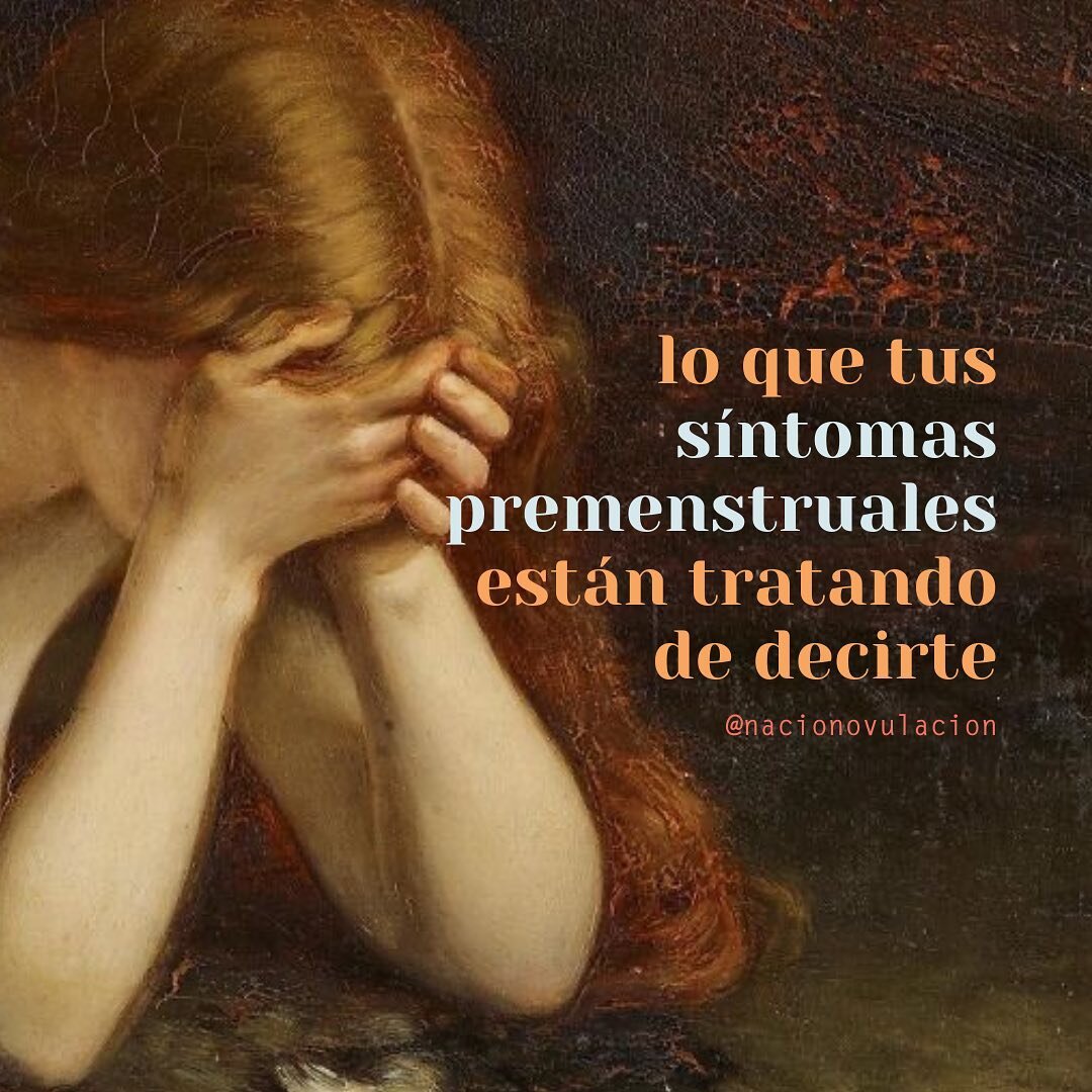 El llamado s&iacute;ndrome pre-menstrual (SPM), se ha sobre-normalizado. No est&aacute; bien tener s&iacute;ntomas desfavorables ni en la menstruaci&oacute;n, ni d&iacute;as antes de que baje. 

🍒 Sensibilidad mamaria 
🎭 Cambios de &aacute;nimo
🍫A