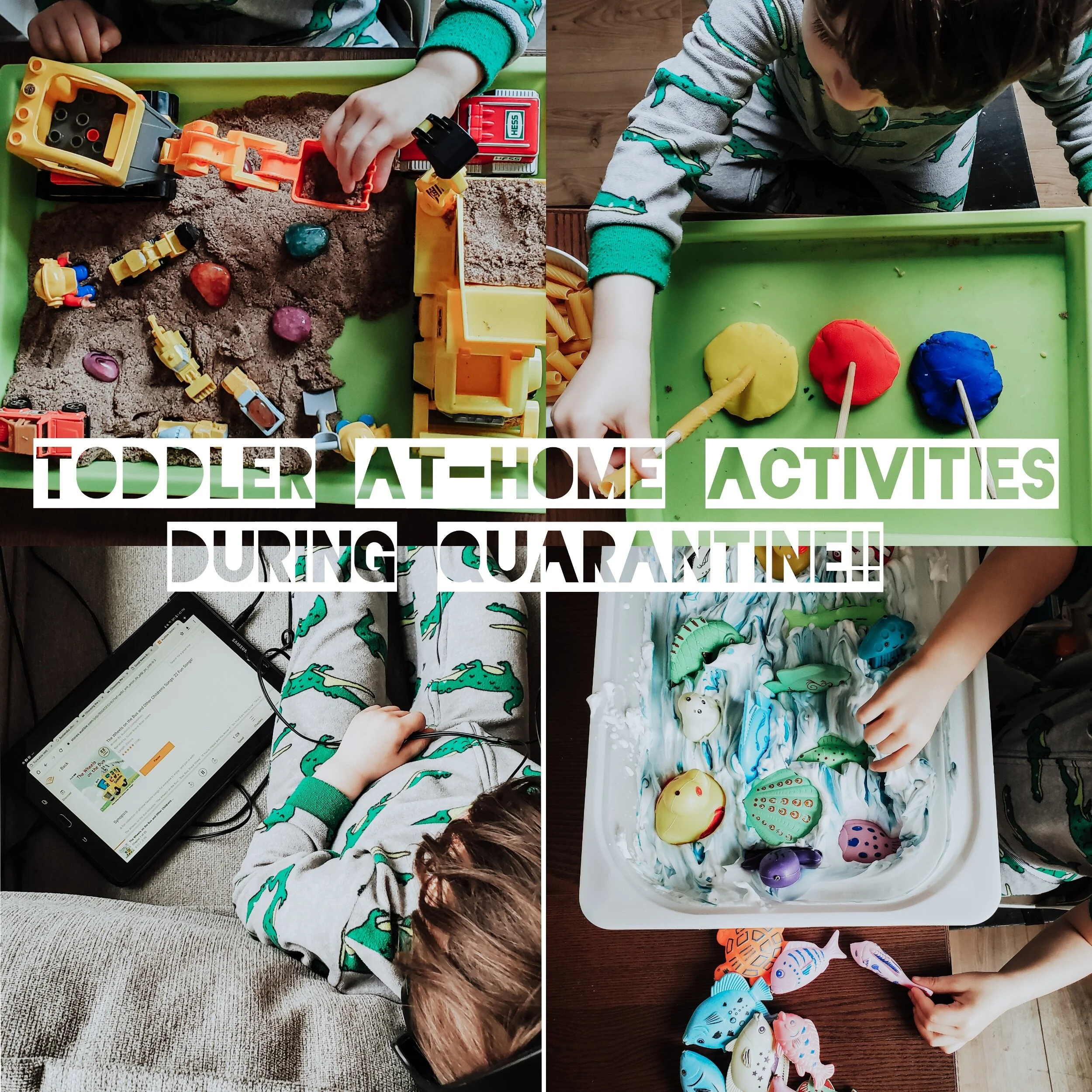 Five At-Home Toddler Activities During Quarantine!
