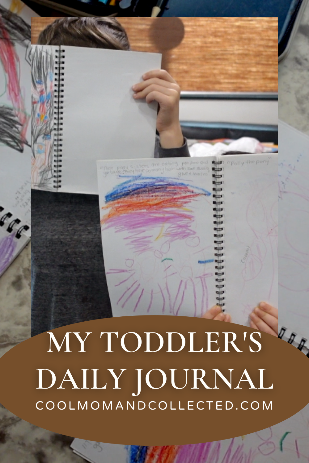 My Toddler’s Daily Creative Journal // Easy Homeschool Activity!