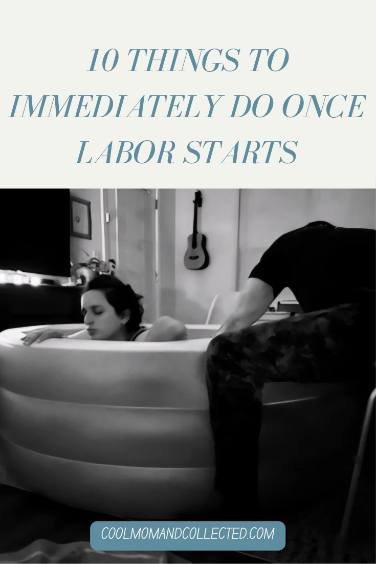 10 Things to Do Once Labor Starts For Your Home Birth