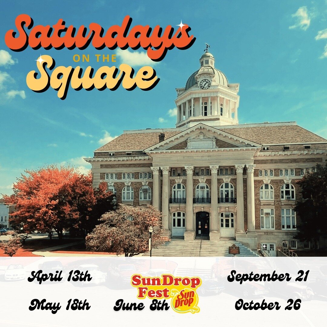 Mark your calendars and join us for a year full of unforgettable moments right here on the square!

Stay tuned for updates on our April Saturday on the Square, we're only a month away!

#SaveTheDate