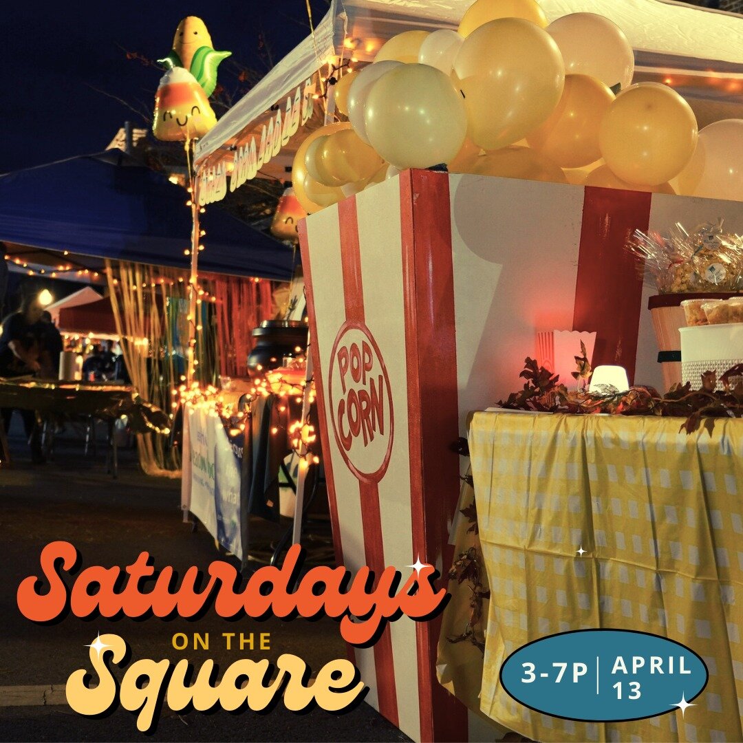 Have you been missing Saturdays on the Square as much as we have?

We're back on April 13th!! Stay tuned for more details!
