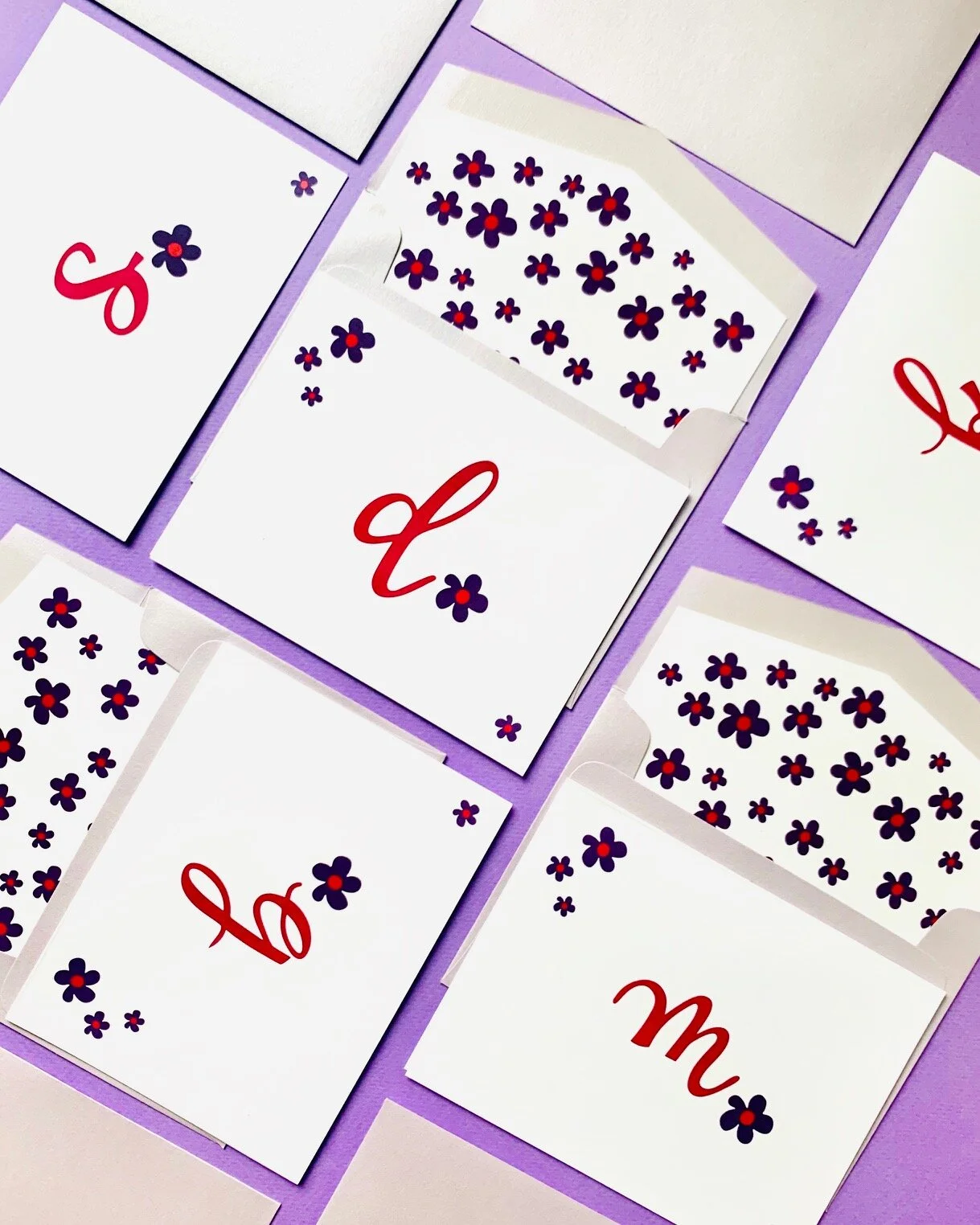 Mighty Script with Mighty Violets - Fuchsia