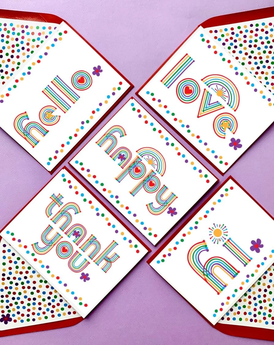 Retro Rainbow Sampler