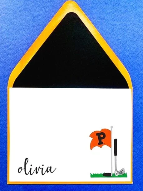 Princeton Golf - Personalized Script