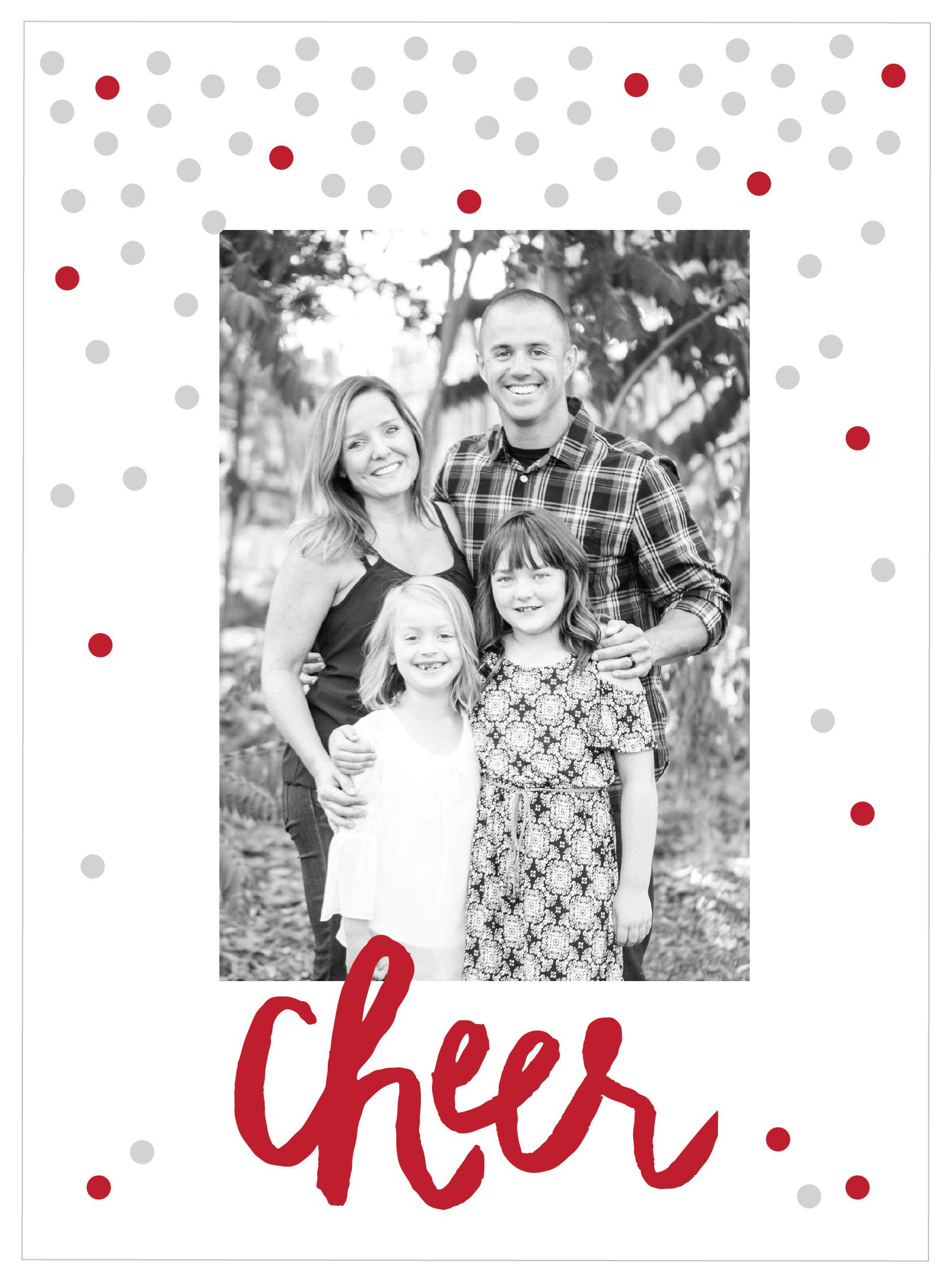 NEW Confetti Cheer - Photo Card