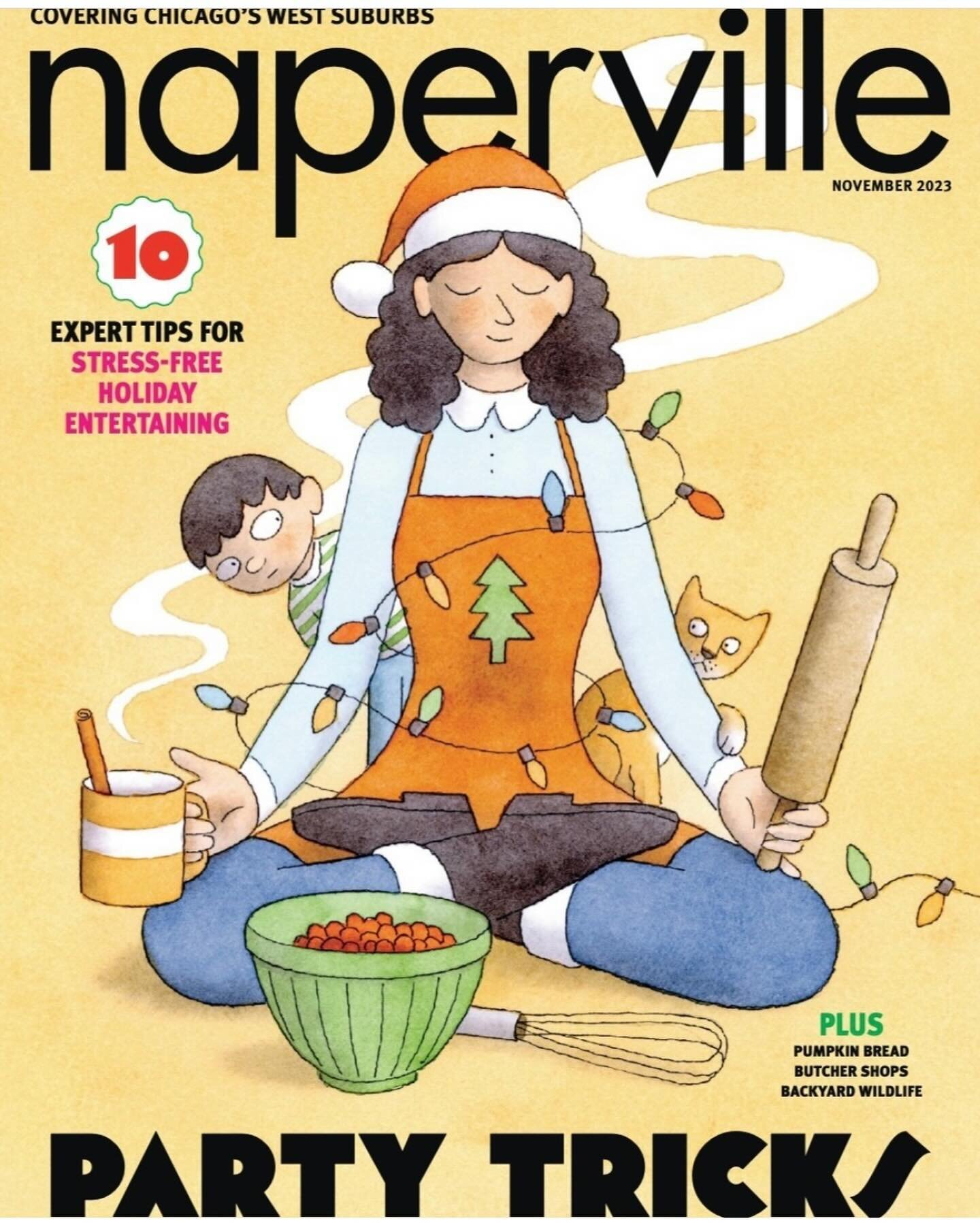 Thanks @napervillemag for featuring Mighty Violet in your holiday issue! Love all of the entertaining tips and tricks...so super helpful, especially this time of year. Let the party begin!💃🏻🥂🎉