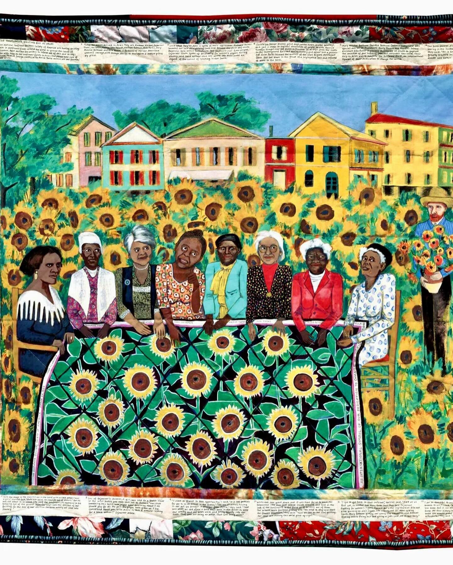 In honor of Dr. Martin Luther King Jr, our friends @mcachicago are celebrating MLK Day with a cool exhibit, Faith Ringgold: American People - it draws from her life as an artist and mom to amplify collective struggles for social justice and equity. F