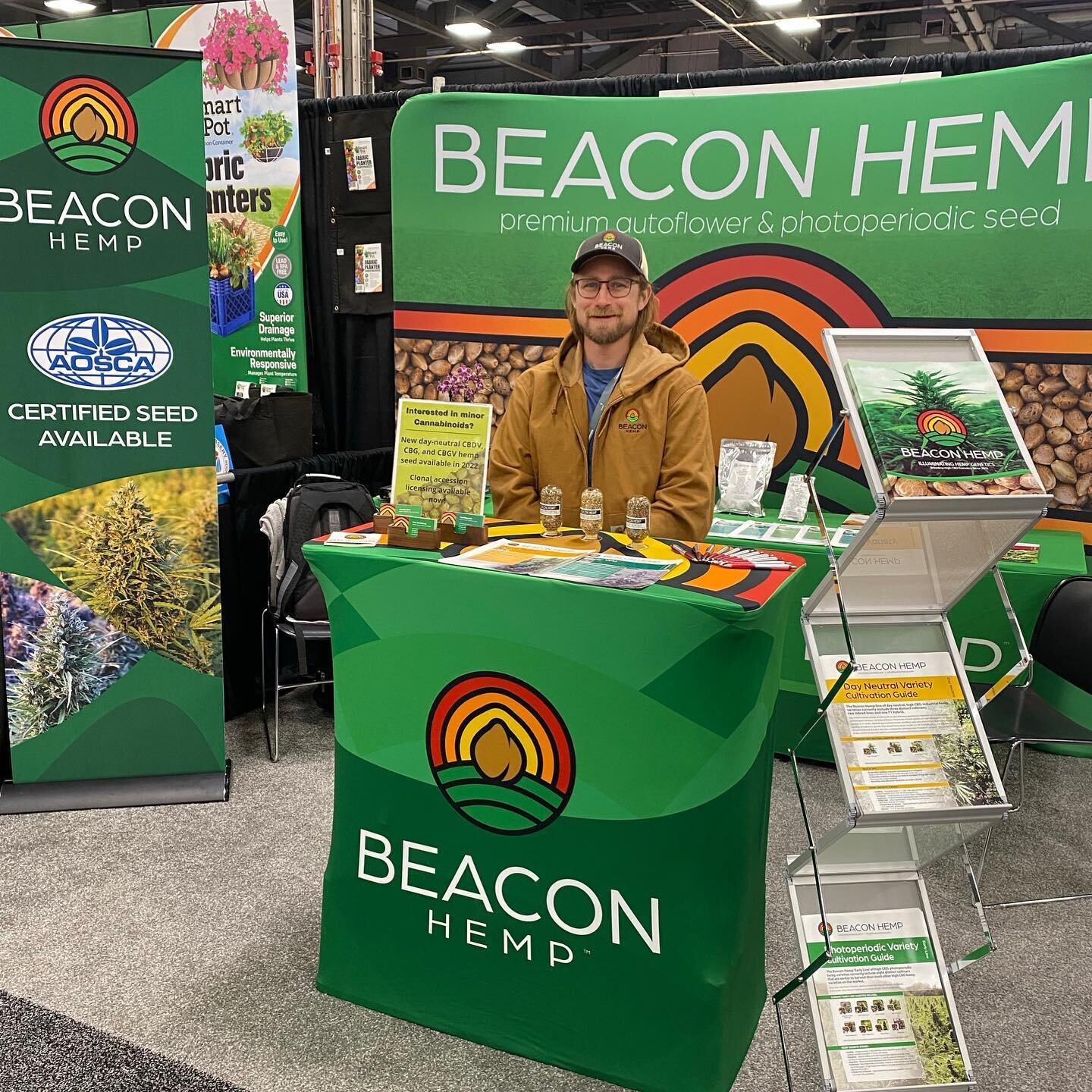 Thank you to everyone that stopped by our booth at #Cultivate21 the past few days. And thanks to @youramericanhort for putting on a great show as always. 

#beaconhemp #industrialhemp #horticulture #hempbreeding #certifiedhempseed #industrialhempfarm