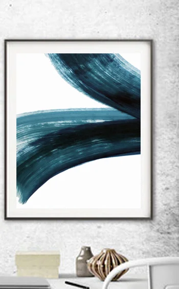  FREE FLOW  12” x 18”  BOLD STROKES series  Limited edition wall art prints  Abstract print on paper  Unframed - shown as example only   BUY  
