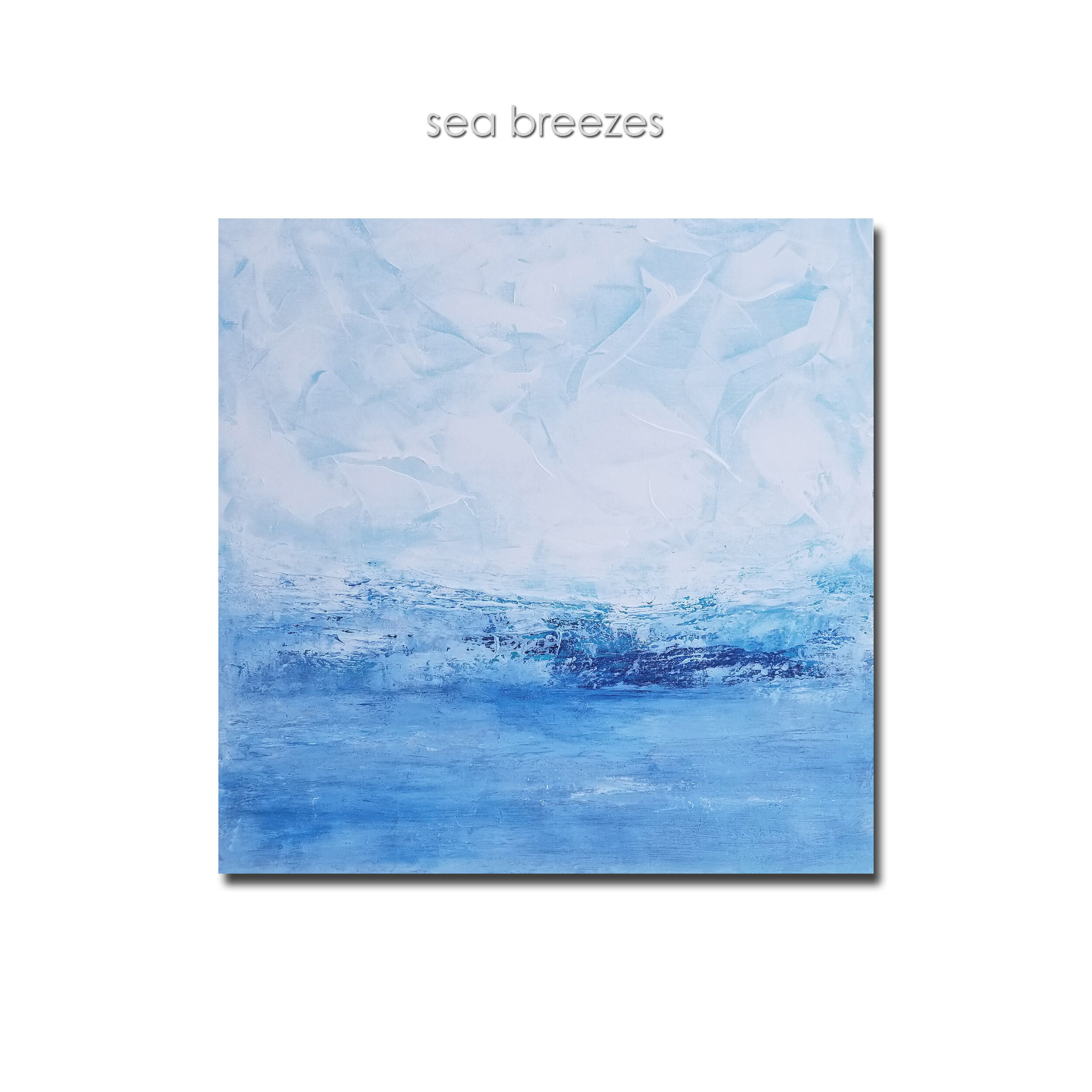 Sea Breeze..  Heart canvas art, Canvas drawings, Nature art painting