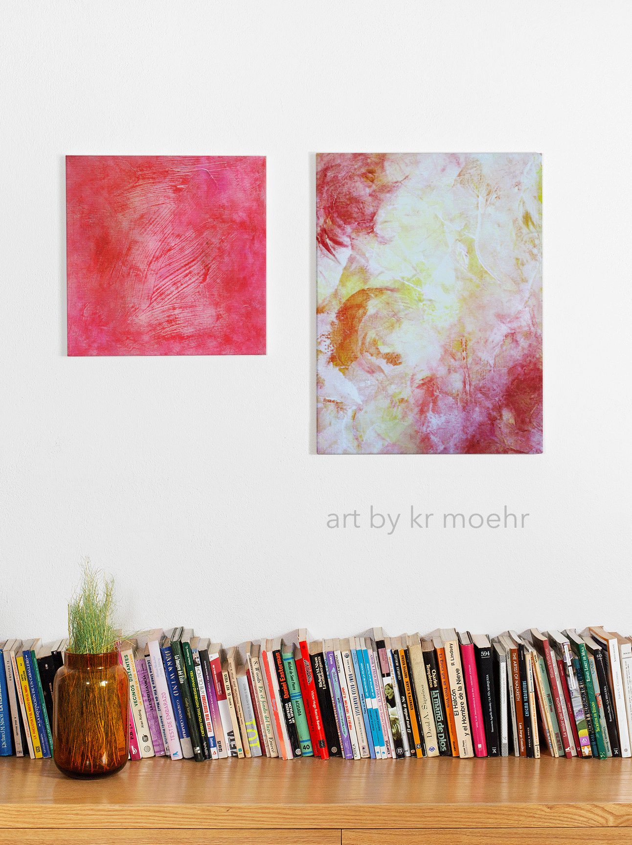 mockup-of-a-square-canvas-print-and-a-vertical-wall-canvas-displayed-over-a-bookshelf-25863.gif