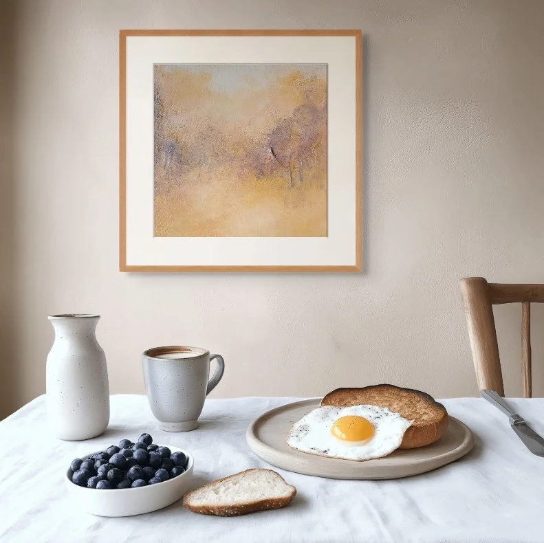 abstract landscape art painting