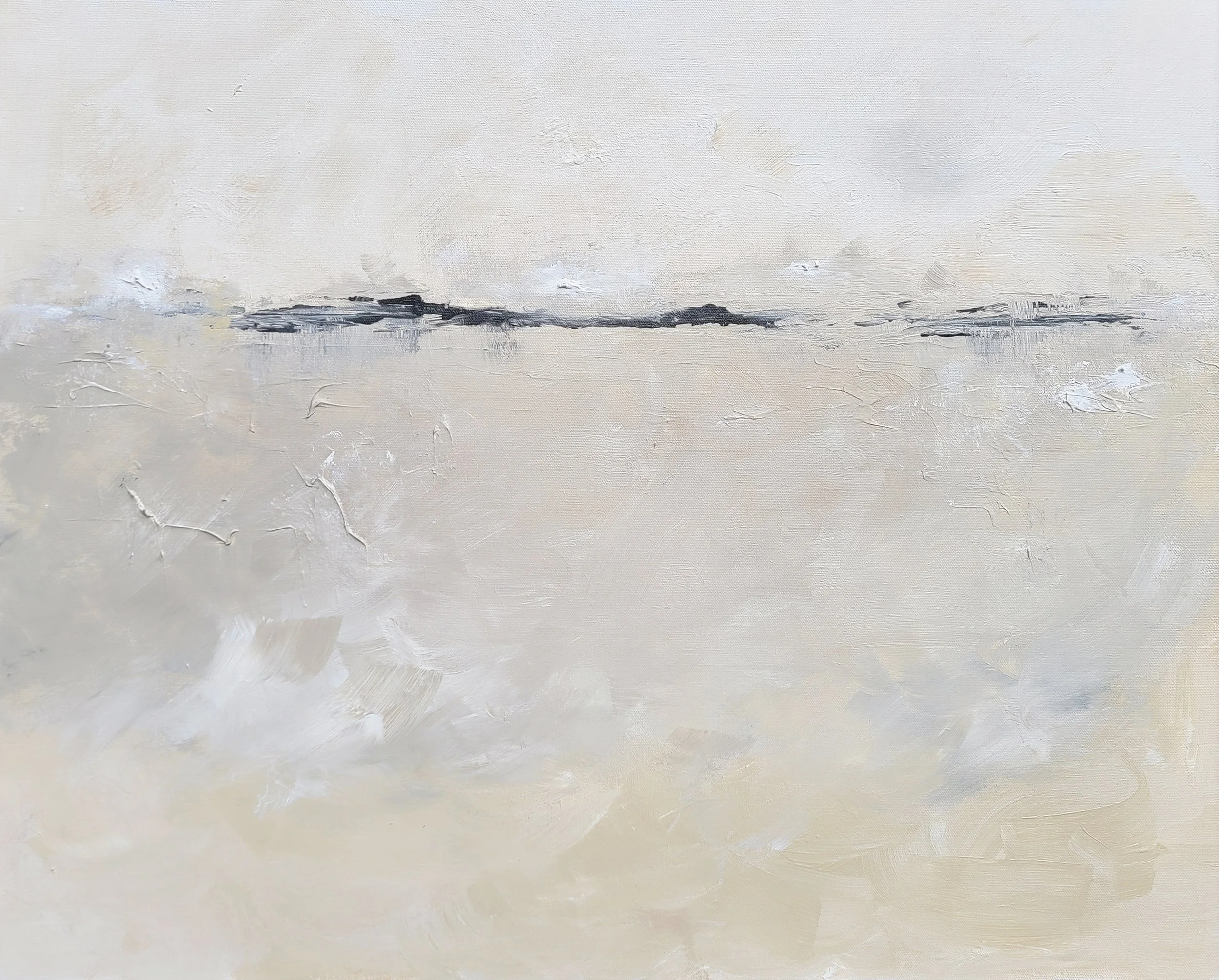 modern calming minimalist landscape
