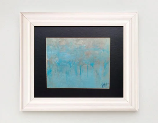 coastal abstract art painting