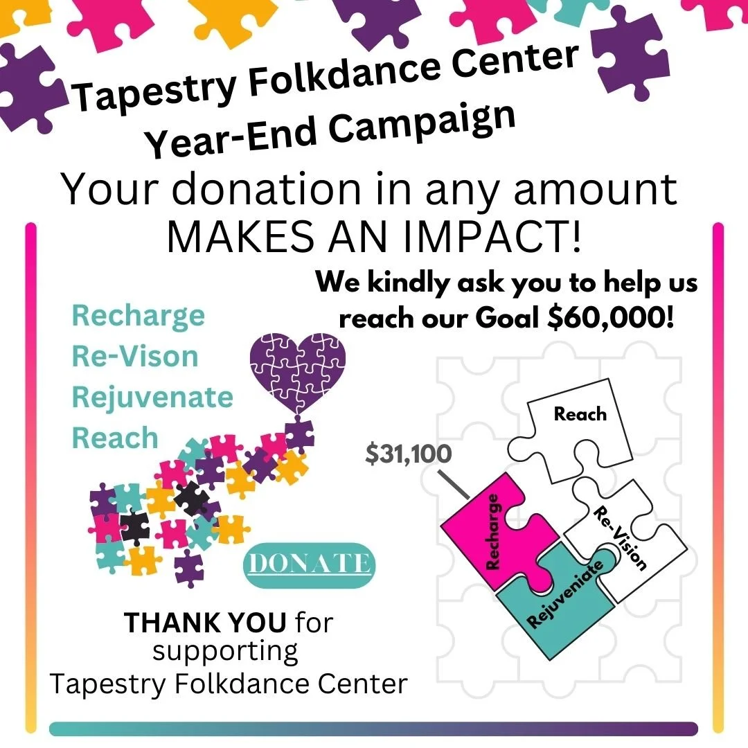 Donate — Tapestry Folkdance Center