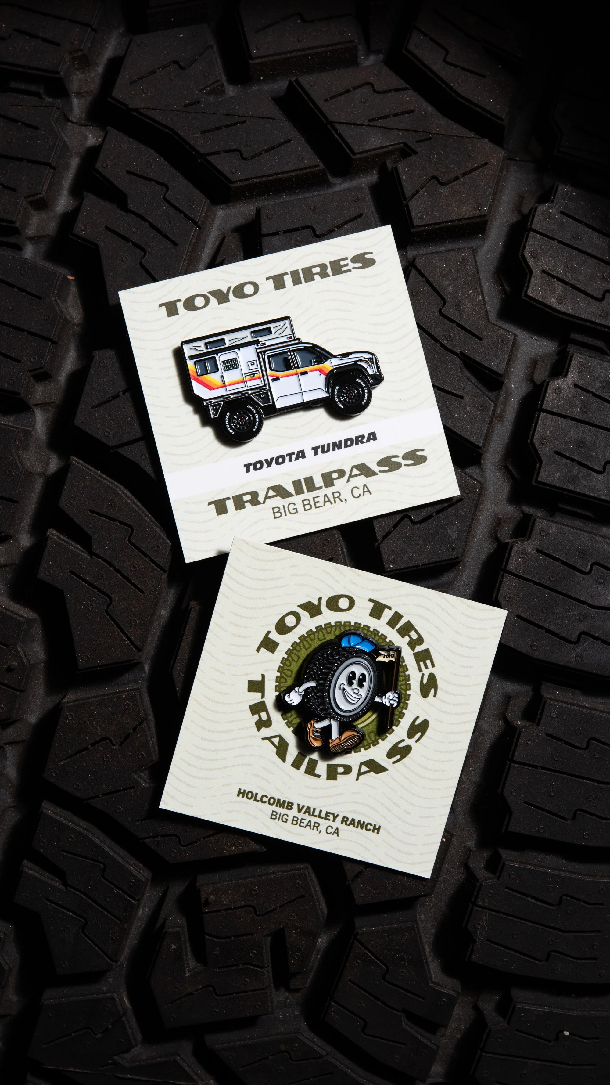 Trailpass x Leen Customs Limited Edition Pins
