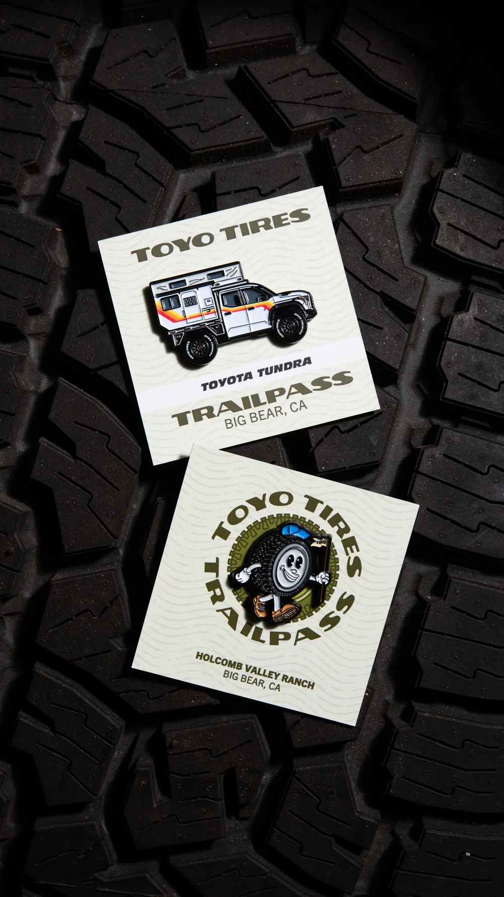 アクセサリー toyo005 Trailpass x Leen Customs Limited Edition Pins — Trailpass