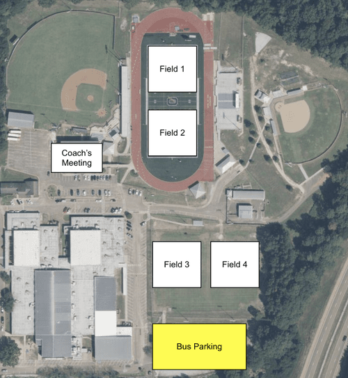 Tournament field map