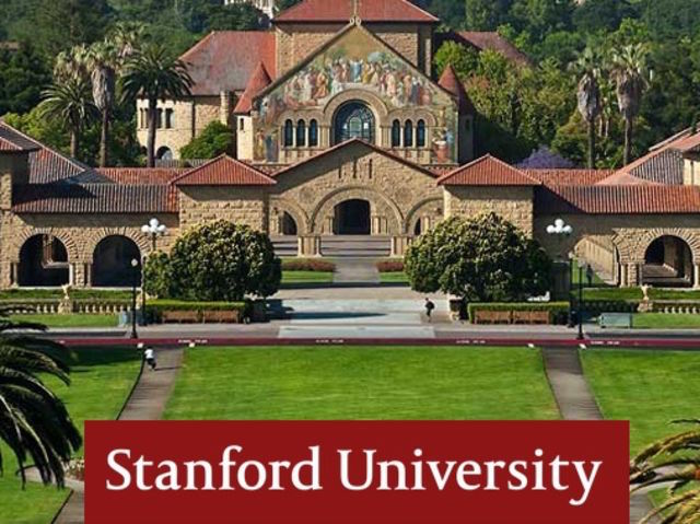 The hotel is located near Stanford University