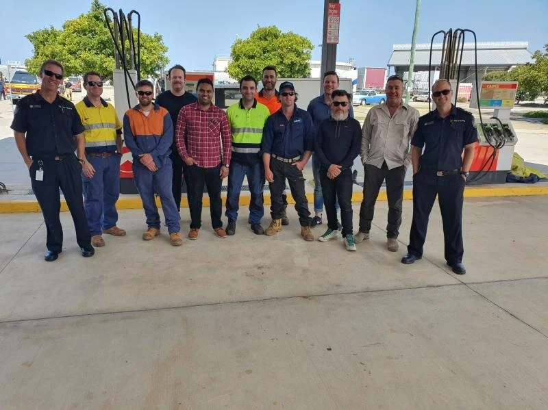  Attendees for the final 2019 RWTA Ammonia Emergency Management Training course from Australia and NZ completing the training for safety and correct procedures in an emergency situation. 