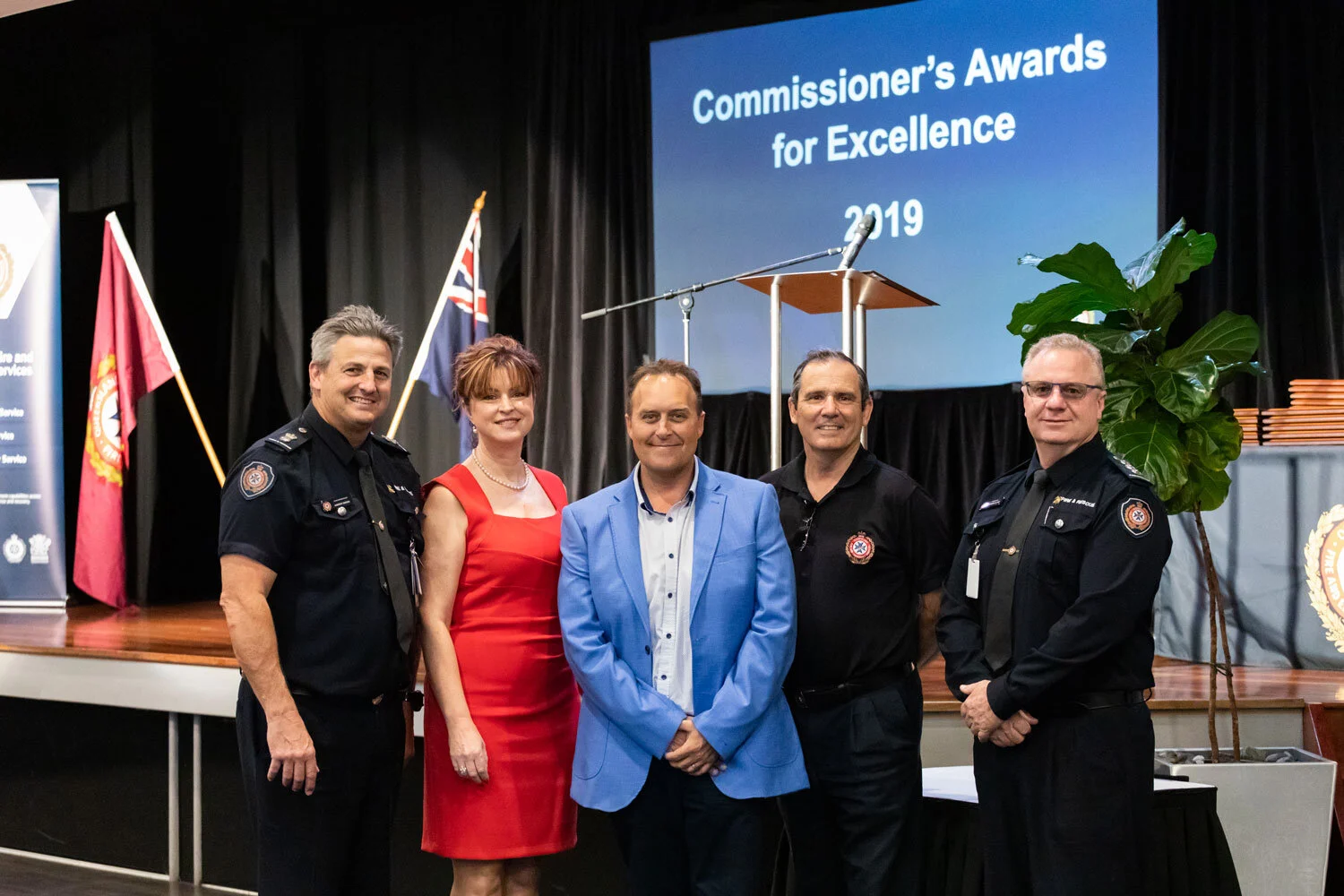The RWTA Ammonia Emergency Management Training, delivered by the Queensland Fire and Emergency Services (QFES) Training and Emergency Management South Unit (TEMS) has won the Highly Commended Achievement gong at the Commissioners Awards for Excellence 2019.  This was awarded for collaboration between the RWTA and QFES in recognition of the partnership and creation of this specialised training. It addresses risks associated with the use of anhydrous ammonia in the Refrigerated Warehouse and Transport Industry. This collaboration identified risks associated in the initial stages of highly dangerous ammonia related incidents and created a tailored training platform to mitigate these dangers.  It is an exemplary demonstration of the ability of the RWTA to work closely with industry customers and the QFES to create a risk based approach to ensure a safer environment for employees and the community alike.