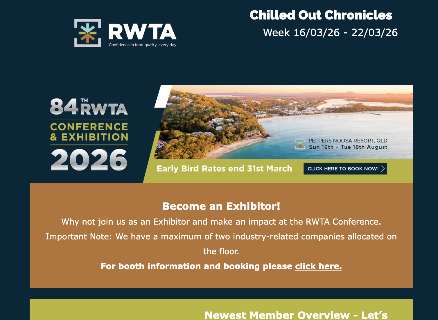 RWTA Chilled Out Chronicles | Week 16/03/26