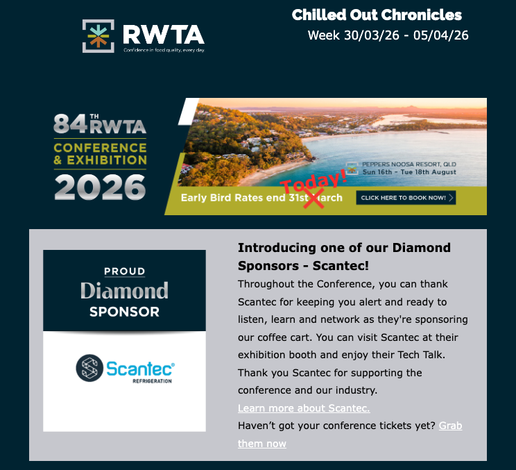 RWTA Chilled Out Chronicles | Week 30/03/26