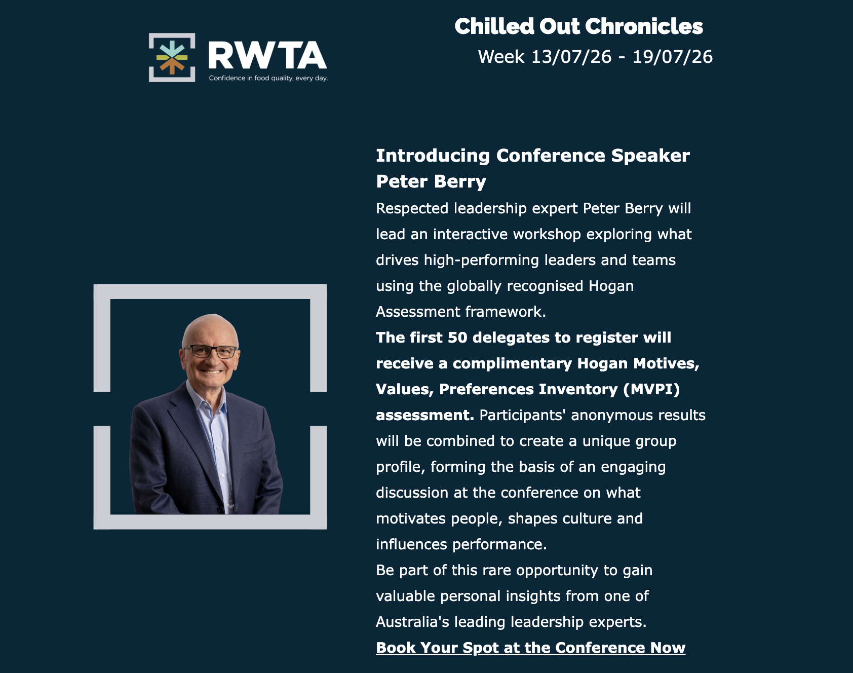 RWTA Chilled Out Chronicles | Week 13/07/26