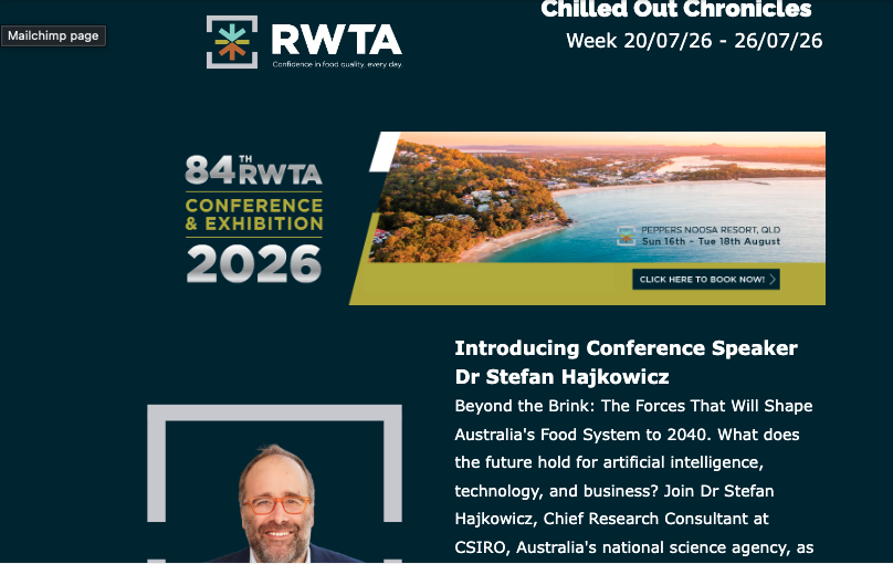 RWTA Chilled Out Chronicles | Week 20/07/26