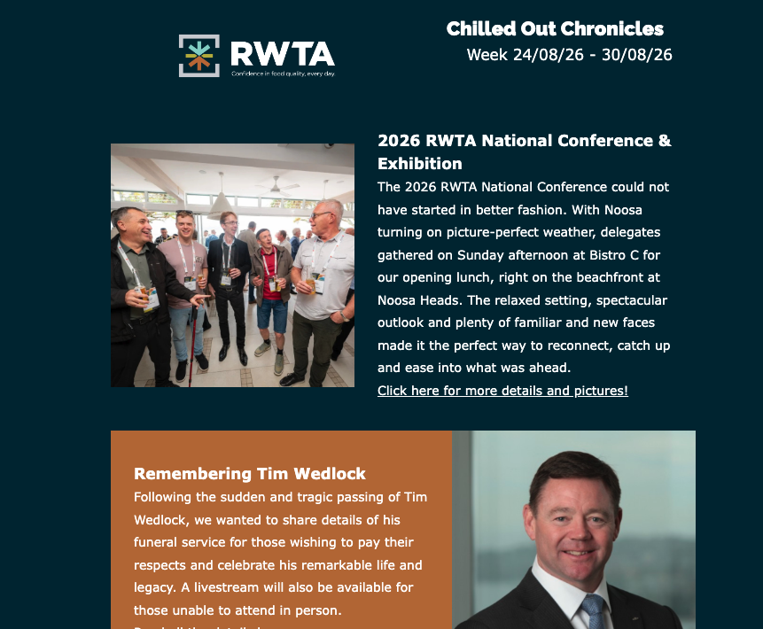 RWTA Chilled Out Chronicles | Week 24/08/26