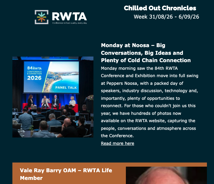 RWTA Chilled Out Chronicles | Week 31/08/26