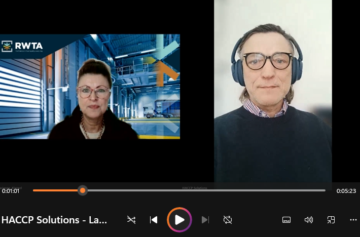 New member Lawrie Pech from HACCP Solutions 